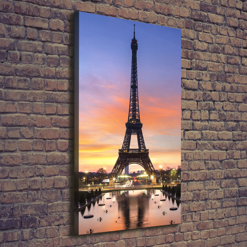Eiffel Tower Paris - Wrapped Canvas Print