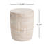Table d'appoint légère en béton pour intérieur et extérieur, design élégant, 47 cm de hauteur, 38 cm de largeur et de profondeur, aucun assemblage requis. Dimensions : 47 cm (H) x 38 cm (L) x 38 cm (P). S'harmonise avec différents styles d'intérieur.-2062148517