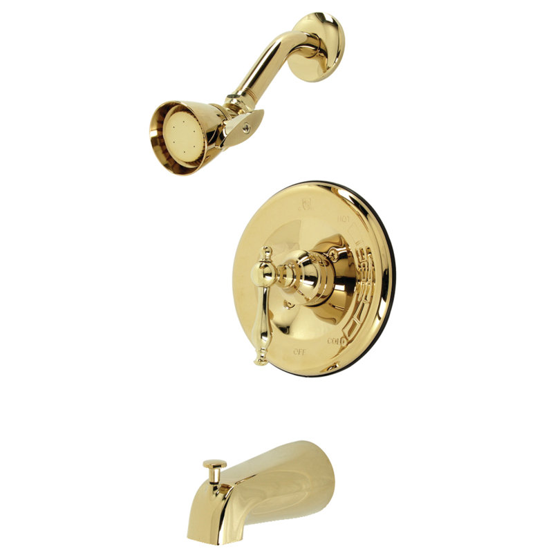 Kingston Brass Single-Handle Pressure Balanced Tub and Shower Faucet