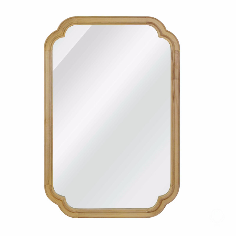 Miroir de coin, Marron clair, 36 po x 24 po