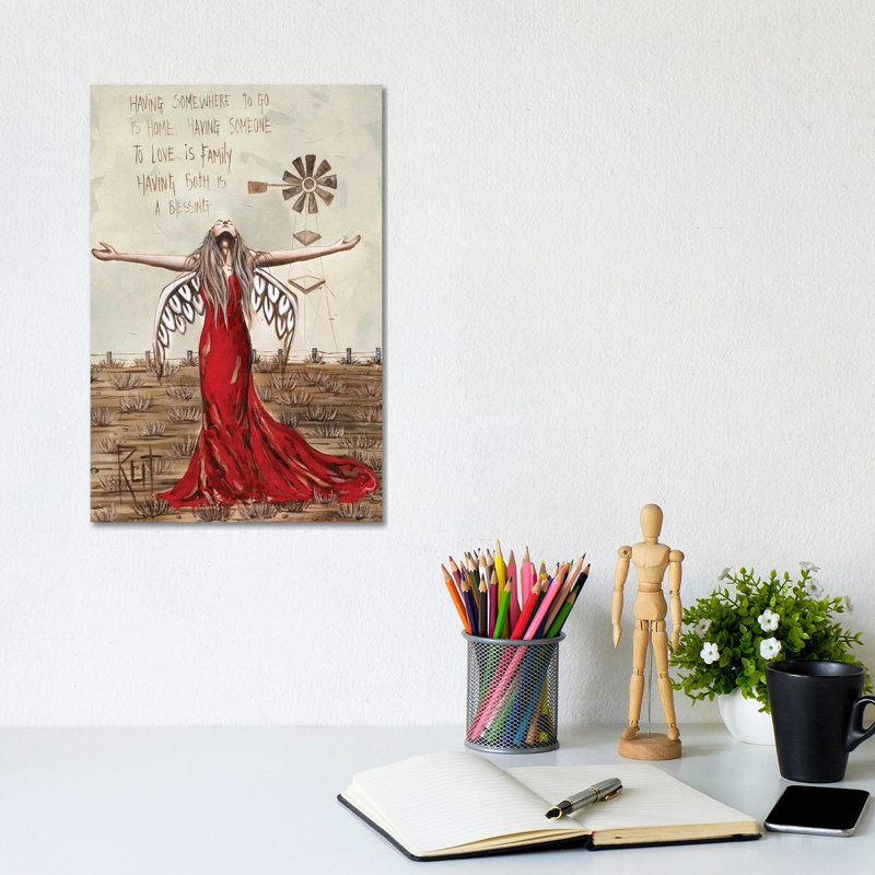 « Have somewhere to Go » par rut art Creations-impression, Pas de tapis, Toile tendue, H 8 po x l 12 po x P 0,75 po