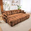 Canapé modulaire 3 places avec 3 repose-pieds et coussins-1249698703