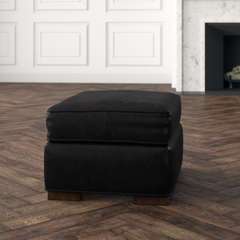 Tower Place Edgemere Leather Ottoman