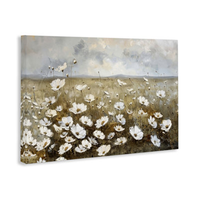 Prairie Wildflower Field Canvas Wall Art by Ramona Murdock