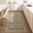 Area Rug Living Room Rugs -Washable Rug Vintage Oriental Distressed Farmhouse Large Thin Indoor Carpet for Living Room Bedroom Under Dining Table Home Office