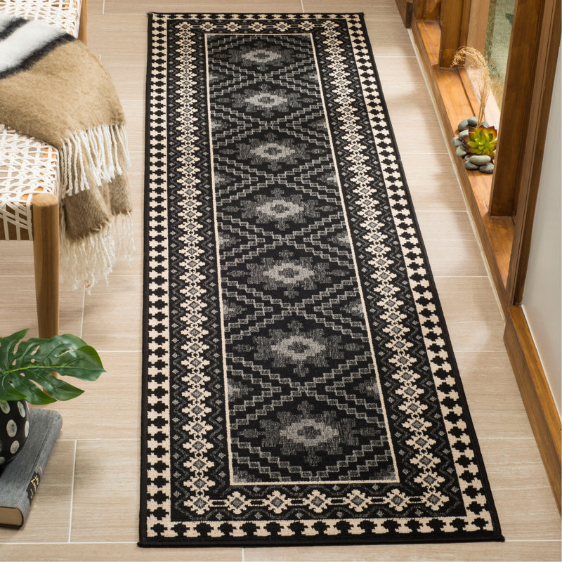 Tillis Southwestern Indoor/Outdoor Area Rug, Runner 2'3" x 18'