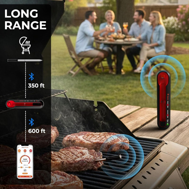 Thermomètre à viande sans fil Bluetooth Zulay Kitchen