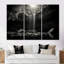«Waterfall Cliff Scenery I - Waterfall», ensemble d'art mural-107741038-107741033