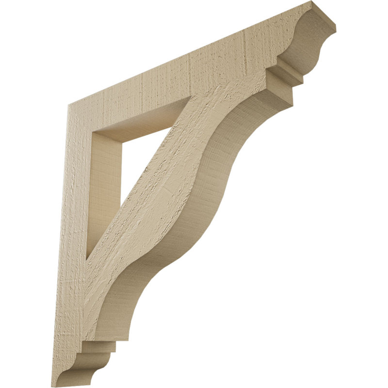 Support en bois de cèdre brut Funston Traditional, H 24 po x l 3,5 po x P 24 po