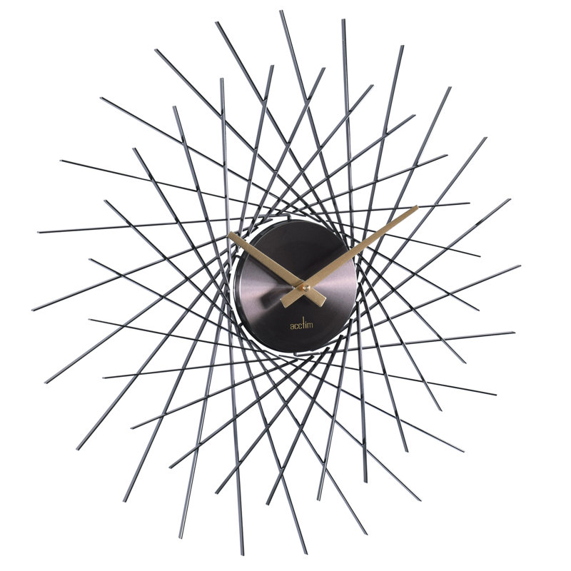 49Cm Wall Clock, Gunmetal