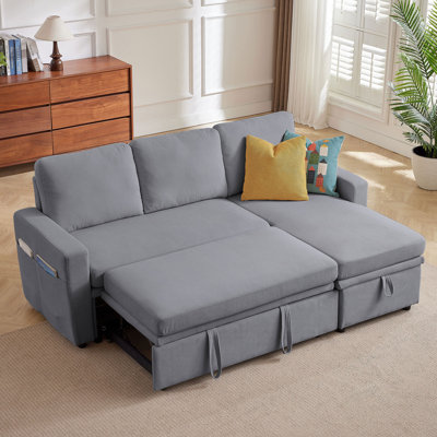 78.94" Upholstered Sleeper Sofa