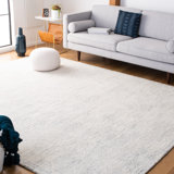 Metro Hand Tufted Indian Wool And Cotton With Latex Abstract Rug