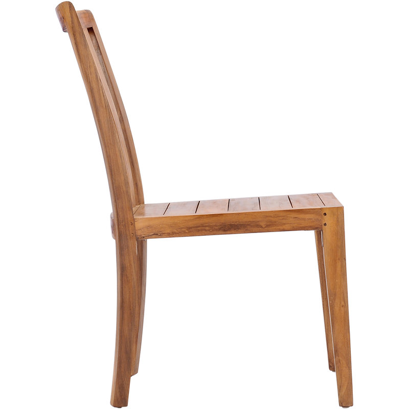 Claris Outdoor Teak Dining Side Chair