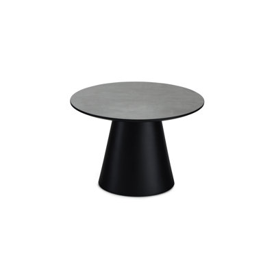 Ludwicka Coffee Table Light Grey DIA 60x40
