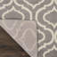 Tapis géométrique gris / ivoire Kardinya-1226657010