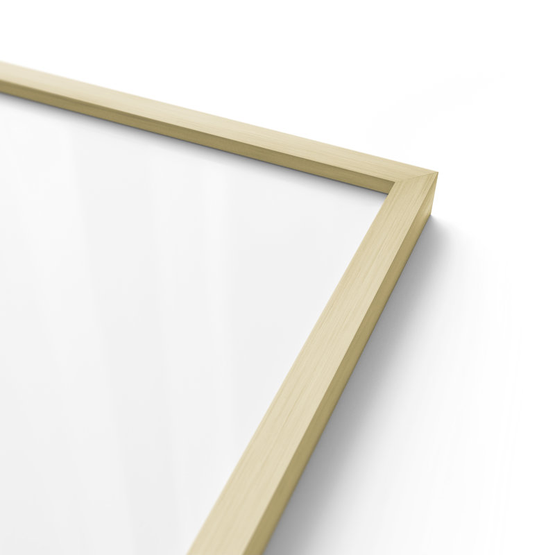 Gold Aluminum 11x17 Picture Frame with Plexiglass Cover