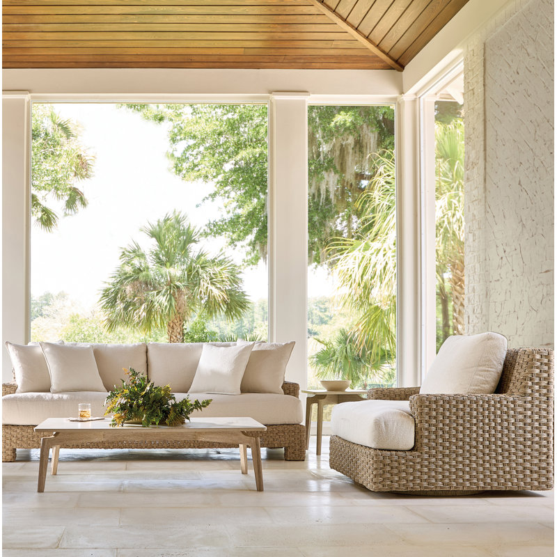 Bernhardt Trieste Outdoor Swivel Chair