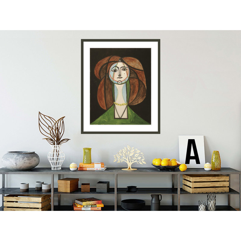 Femme au collier jaune par Pablo Picasso, H 40,09 po x l 33,5 po