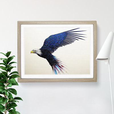 Eye Opening Eagle Bird 1 Piece Single Picture Frame Painting