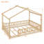 Structure de lit en bois avec clôture-962204999-962204994