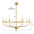 Thorgard 8-Light Wagon Wheel Chandelier, Dimmable Rustic Industrial Farmhouse Light Fixture in Iron for Kitchen Island, Dining Room, Lodge-886664506-920223182