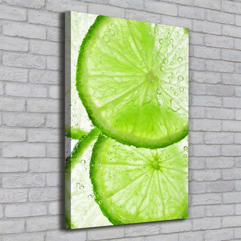 Limonka Under Water - Wrapped Canvas Print