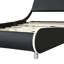 Grand lit plateforme tapissier Seker avec tête de lit design, style moderne-1579249090