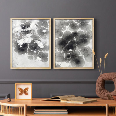 Impression encadrée de qualité supérieure Marble XIII - prête à être accrochée - aucun clou requis - aucun clou requis