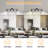 4-Light Modern Track Lighting Fixture with Flexibly Rotatable Light Heads, GU10 Bulbs Included