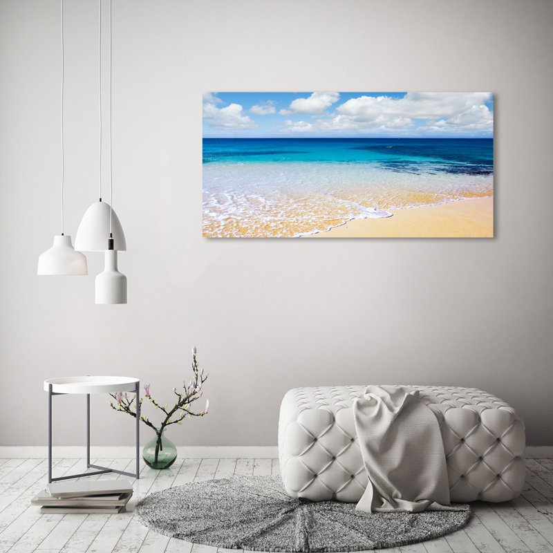 Calm Sea - Wrapped Canvas Print, Wrapped Canvas, 60cm H x 120cm W