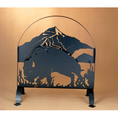 Buffalo Single Panel Fireplace Screen