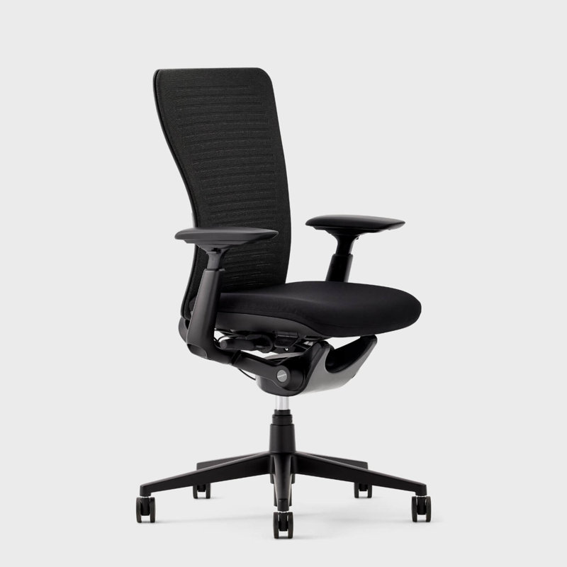 Haworth Zody Digital Knit Office Chair - Dual Posture with Lumbar Support, Onyx 