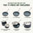 GreenPan Paris Healthy Ceramic Nonstick 11 Piece Cookware Set