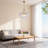 6-Light Bubble Ball Glass Chandelier