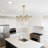 12-light Modern Tiered Crystal Chandelier With Bulbs