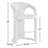 Archie Leather Counter Stool-1958630689