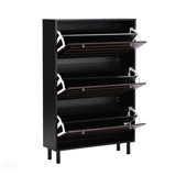 Minimalist Shoe Cabinet With Hanging Hooks