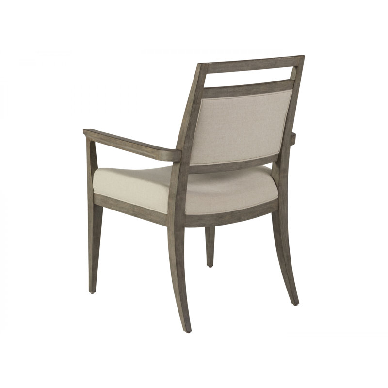 Cohesion Nico Upholstered Arm Chair, Light Gray