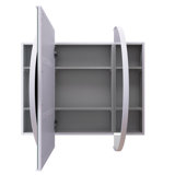 Recessed Framed 2 of Doors Medicine Cabinet with Adjustable Shelves