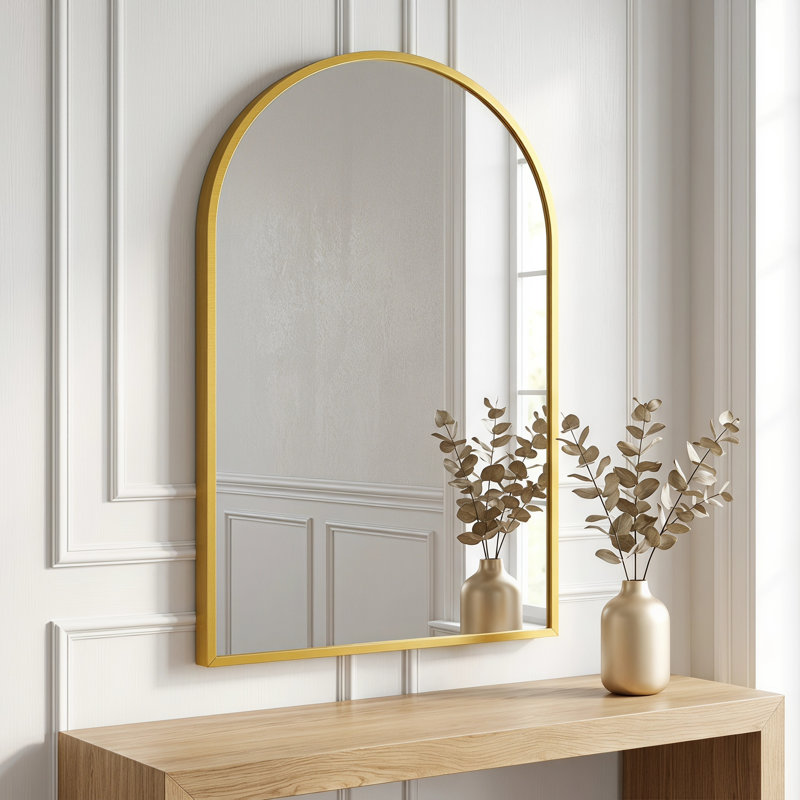 Miroir de salle de bain haute définition, Doré