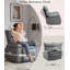 Fauteuil inclinable pivotant à 360 ° surdimensionné et large-1189882208