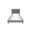 Tête de lit simple grise, capitonnage élégant, réglable jusqu'à 3 po, lin brossé, 12 supports, sans sommier pour tête de lit gris, design moderne, nécessaire