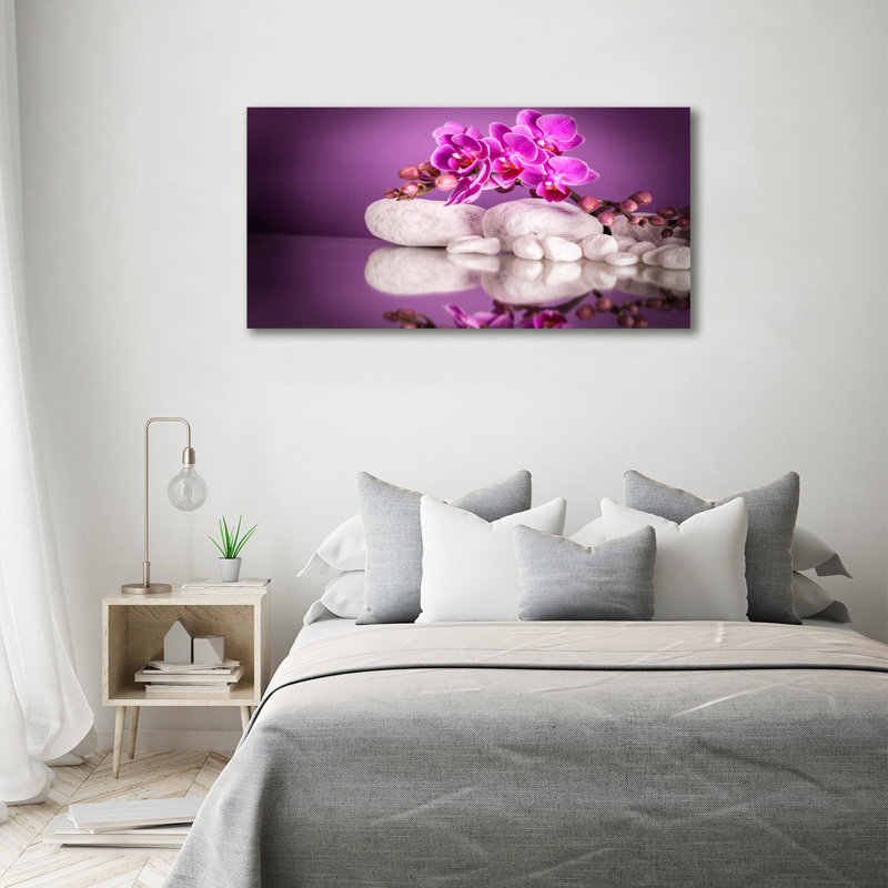 Pink Orchid - Wrapped Canvas Print