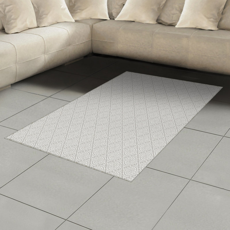 Tapis décoratif à haute densité en fibre de coton à haute densité, Rectangle— 4 pi x 5 pi 8 po