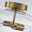 2-Light Clear Bowl Glass Flush Mount