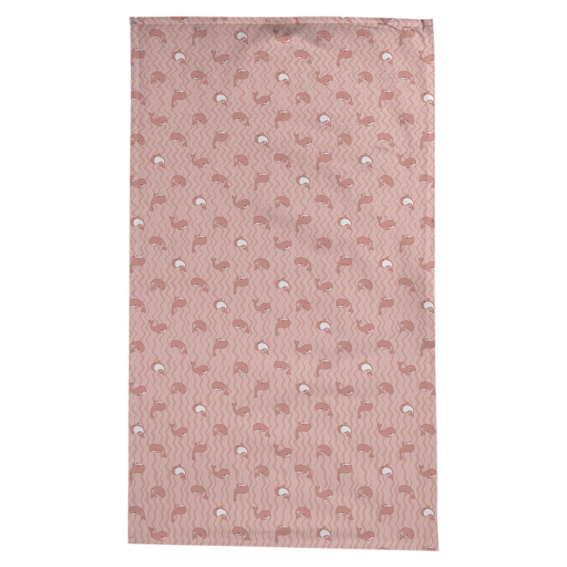 Nappe géométrique en coton à motif géométrique 100% avicia, Orange