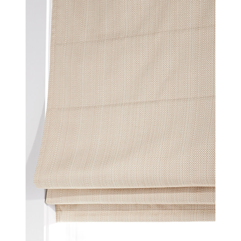 Toile d'ombrage romaine obscurcissante, l 34 po x L 64 po, Lin