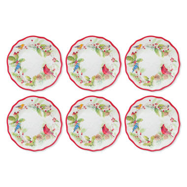 The Pioneer Woman Delaney 6-Piece Melamine Bowl Set, White