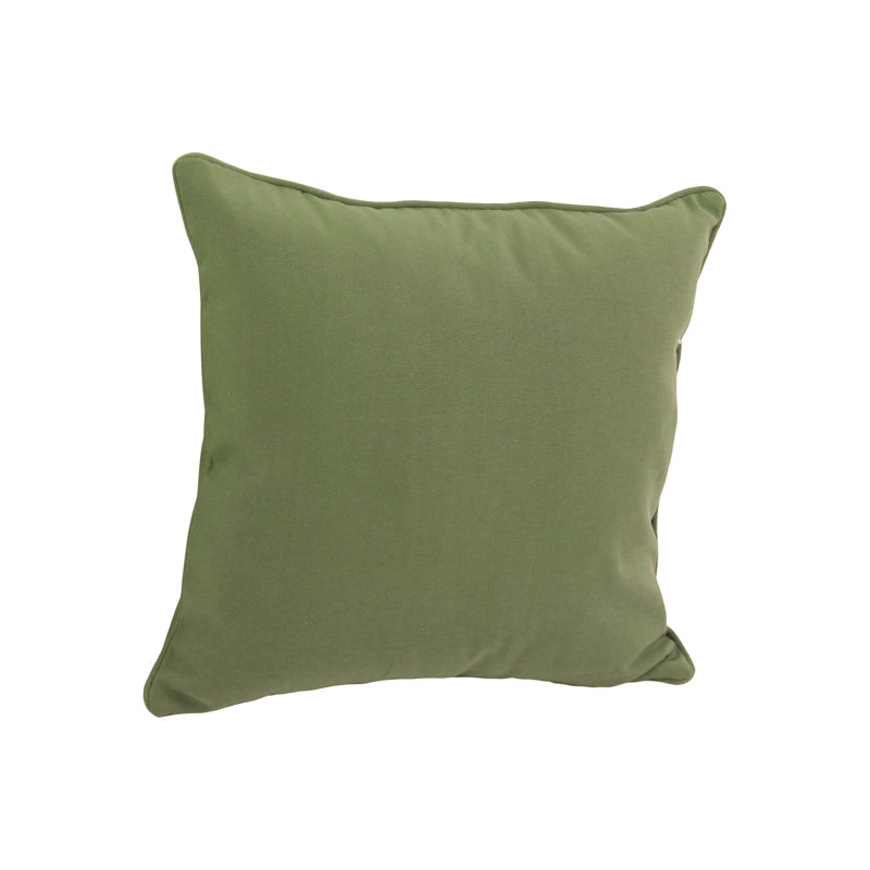  Housse et insert d'oreiller carré, Sauge vert