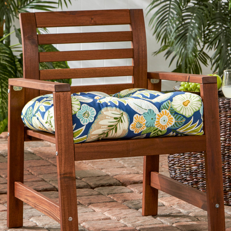 Shipton Outdoor 20'' Dining Chair Seat Cushion, Marlow, 1
